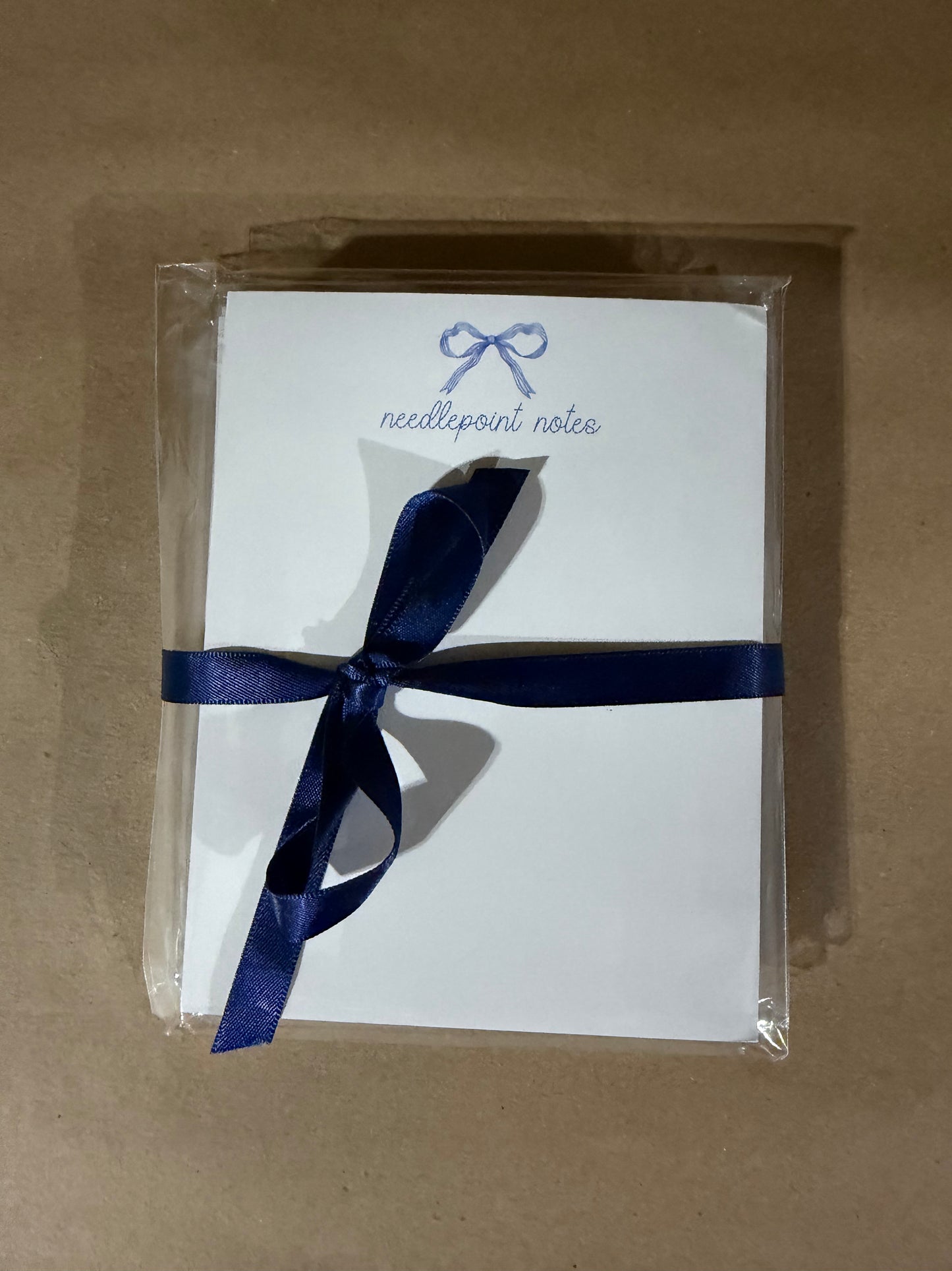Needlepoint Scissors Notepad