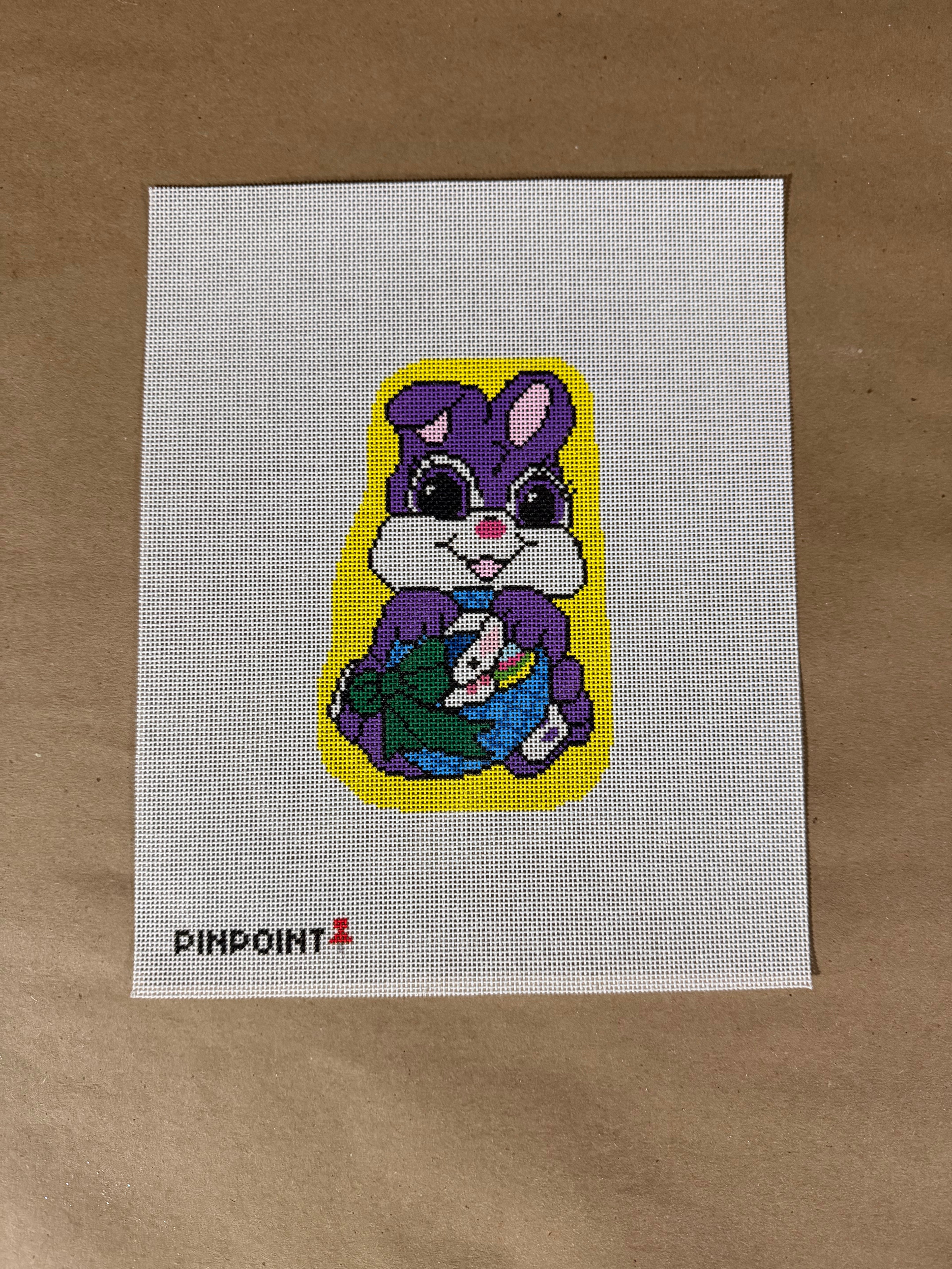 Chocolate Bunny Purple