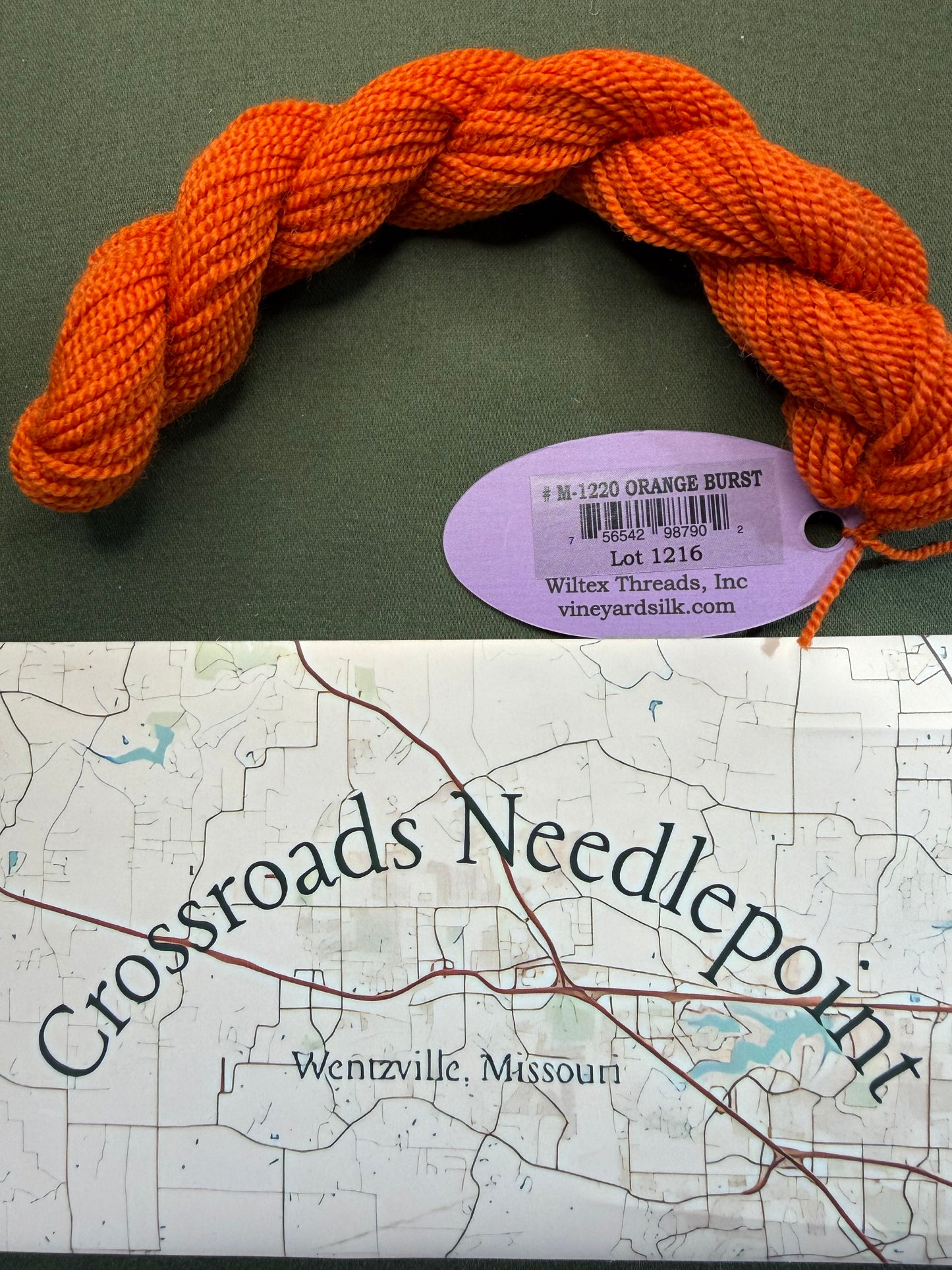 Vineyard Silk Merino 1220 Orange Burst