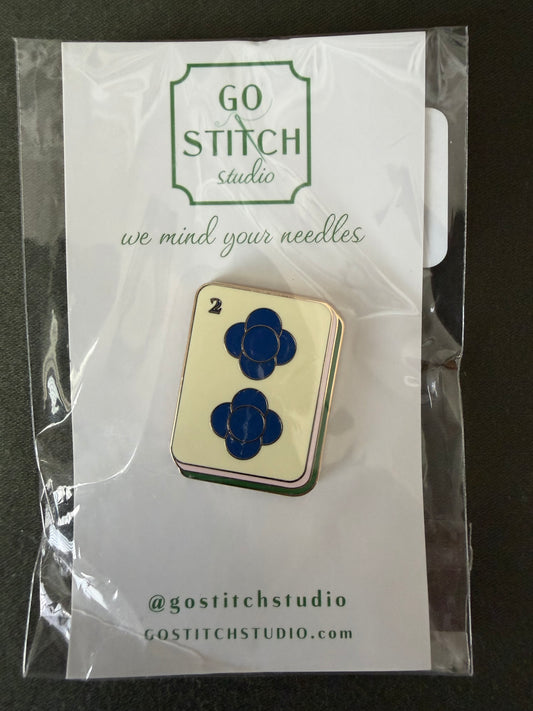 Two Dot Mahjong Tile Needleholder