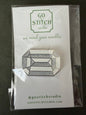 The Crown Jewel White Diamond Needleminder