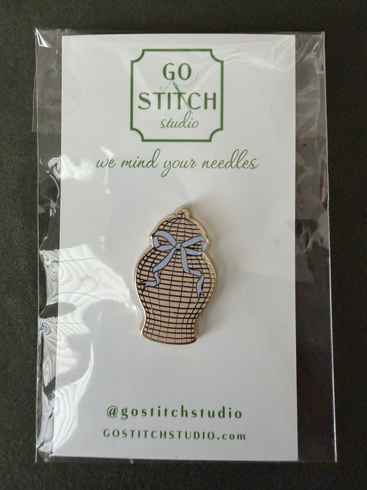Rattan Ginger Jar Needleminder