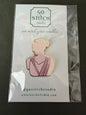 Pink Greek Goddess Statue Needleminder
