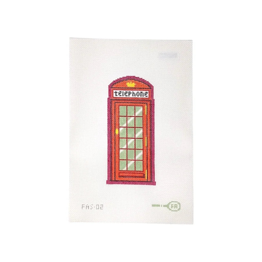Telephone Booth Needlepoint Canvas - 13