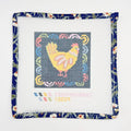Matilda Chicken 4x4" Needlepoint Canvas