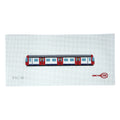 London Tube Key Fob Needlepoint Canvas