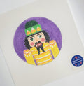 Candy nutcracker round - candy corn