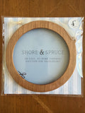 Self Finishing Needlepoint Ornament Frame Cream Ribbon 4"