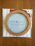 Self Finishing Needlepoint Ornament Frame Red Cord 4"