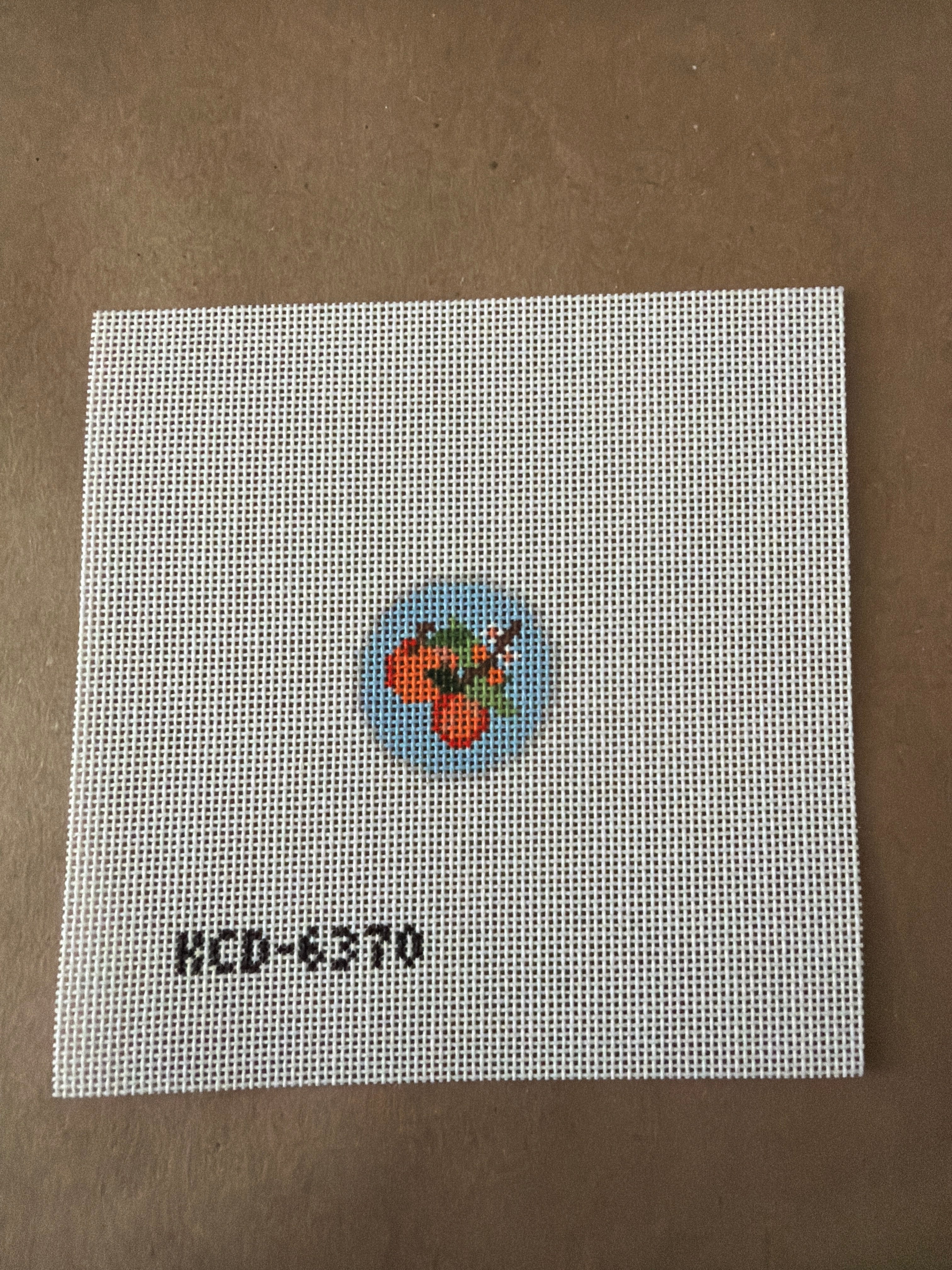 Orange Blossom Key Fob Insert