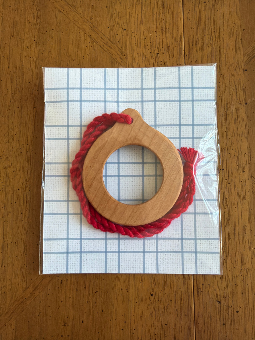 Cherry Wood Bag Tag