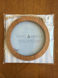 Self Finishing Needlepoint Ornament Frame Cream Cord 4"