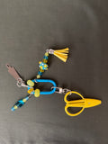 Carabiner Bag Charm Yellow