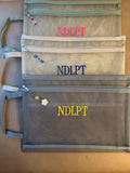 Mesh Embroidered Project Bag