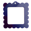 Bag Tag: Small Scallop Square