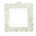 Bag Tag: Small Scallop Square