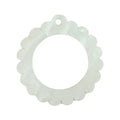 Bag Tag: Small Scallop Round