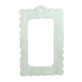 Bag Tag: Small Scallop Rectangle