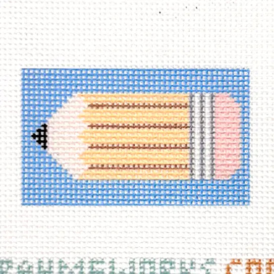 Pencil 1.25"X 2.25" Mini Needlepoint Canvas