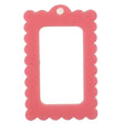 Bag Tag: Small Scallop Rectangle