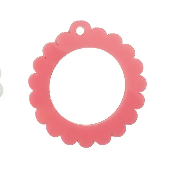 Bag Tag: Small Scallop Round
