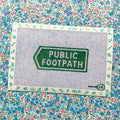 Public Footpath Needlepoint Canvas