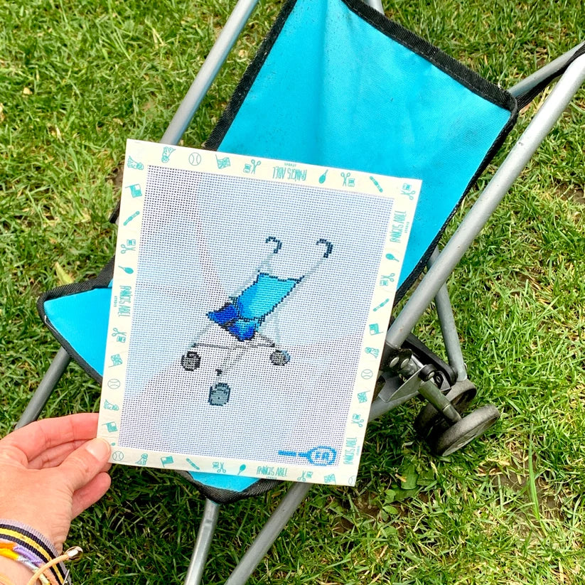 Toy Stroller Needlepoint Canvas