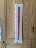 Union Station Hat Band in Pink Needlepoint Canvas